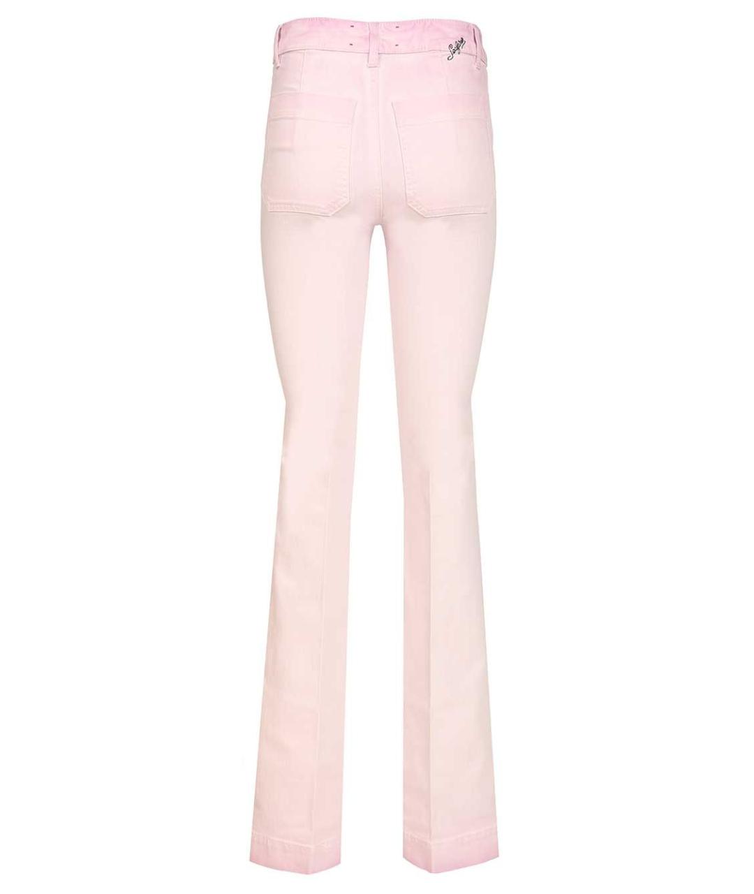 SEAFARER Розовые хлопко-эластановые джинсы клеш, фото 2