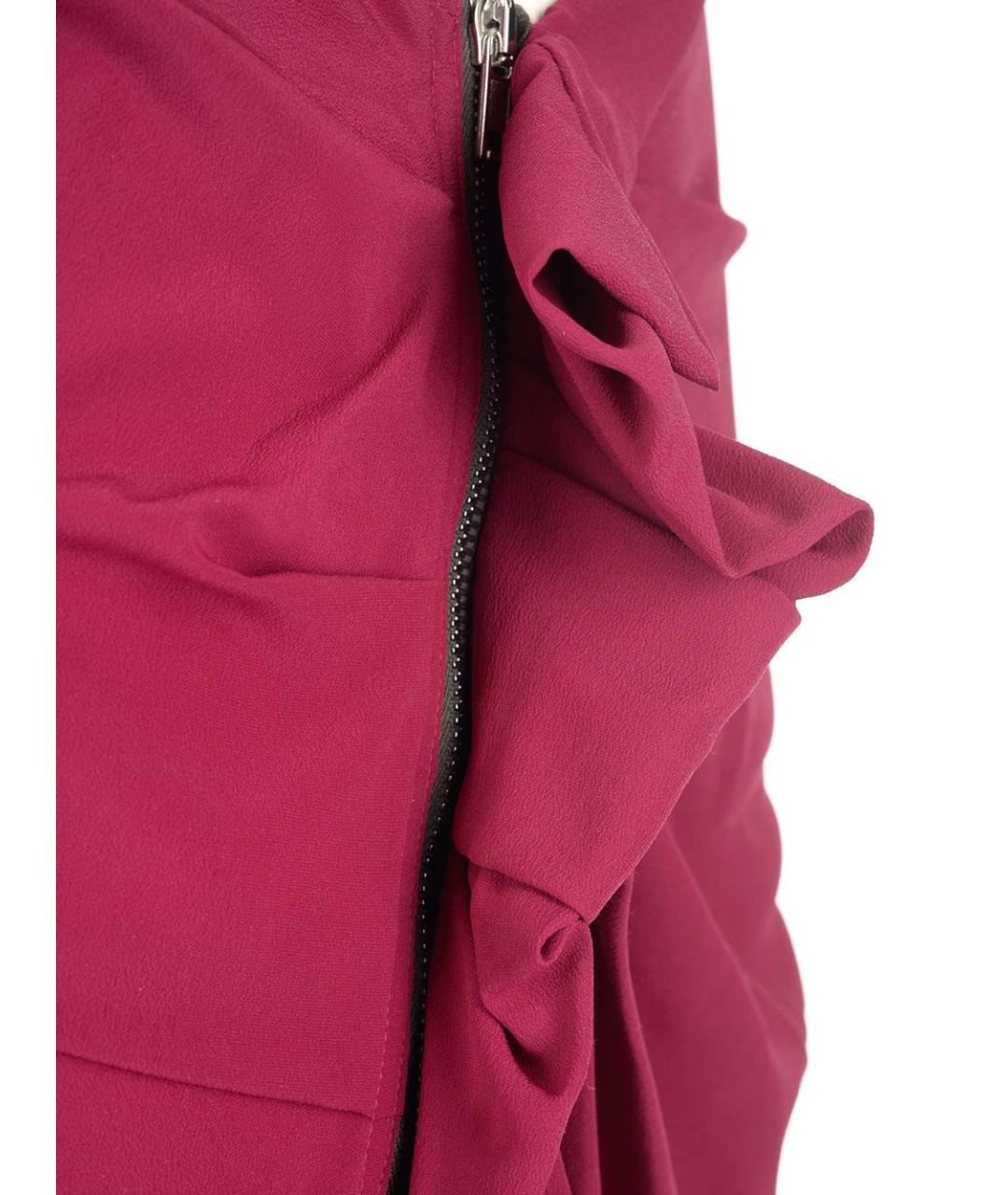 RICK OWENS Фуксия юбка миди, фото 3