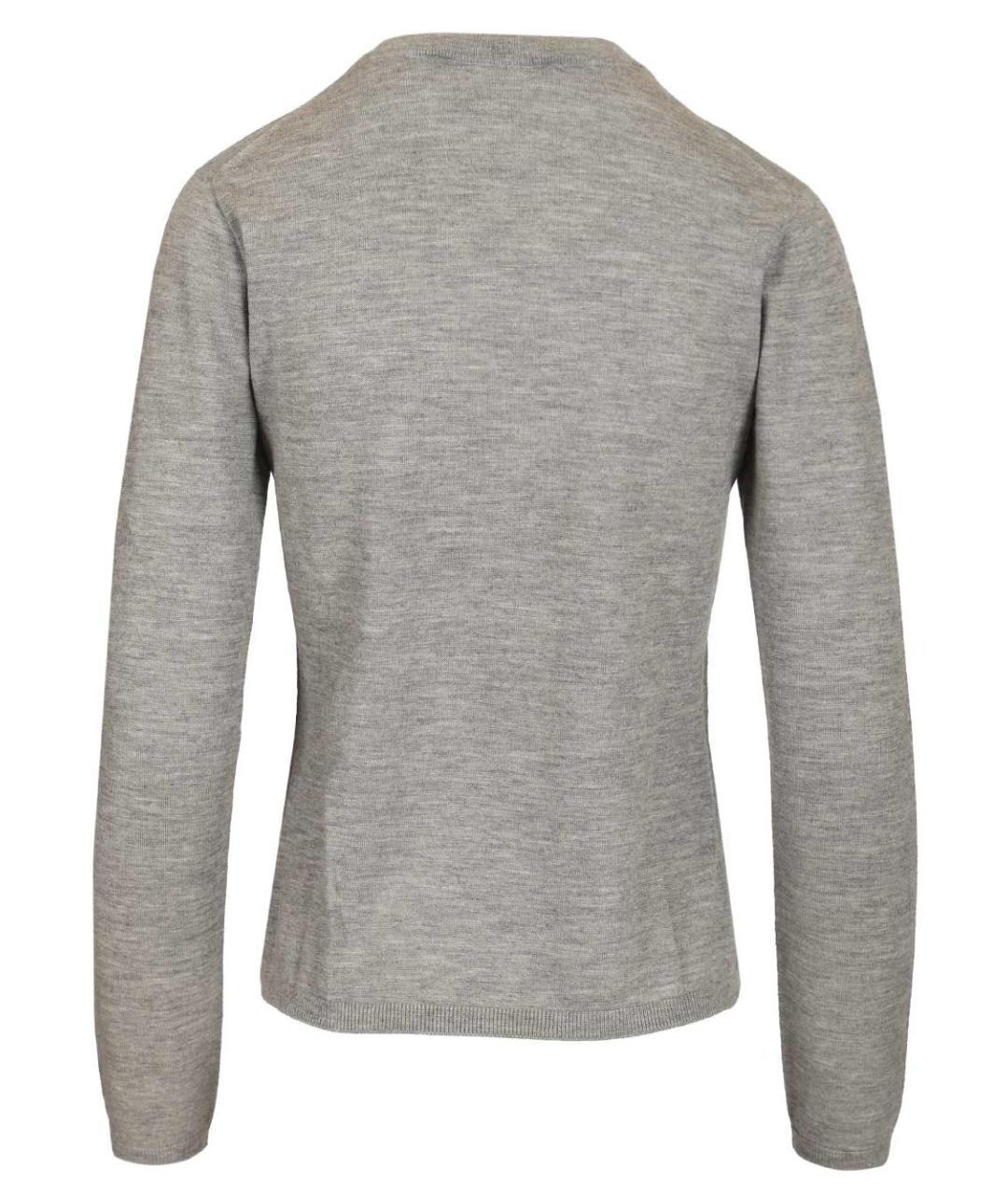 MAX MARA Серый кашемировый джемпер / свитер, фото 2