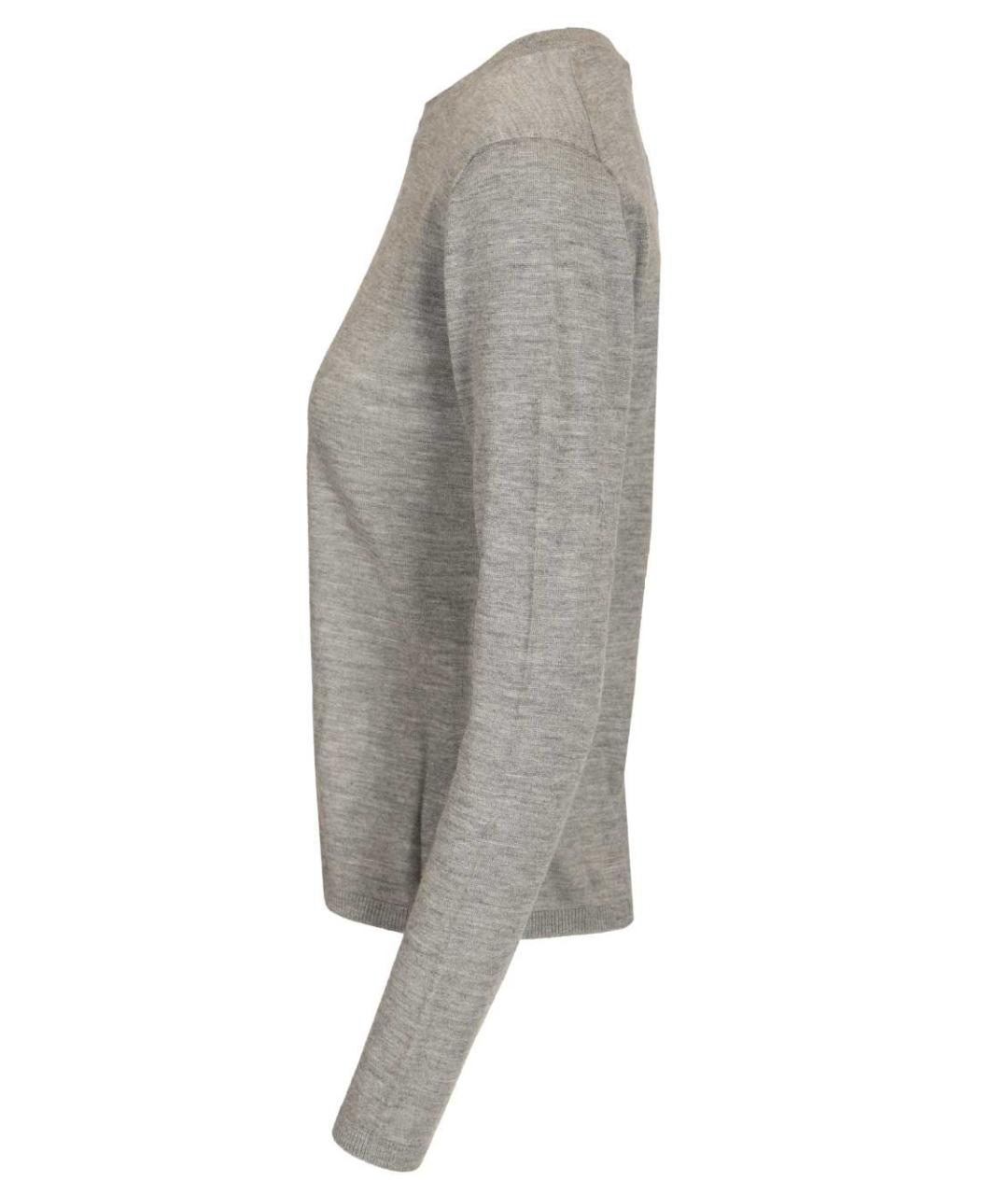 MAX MARA Серый кашемировый джемпер / свитер, фото 3