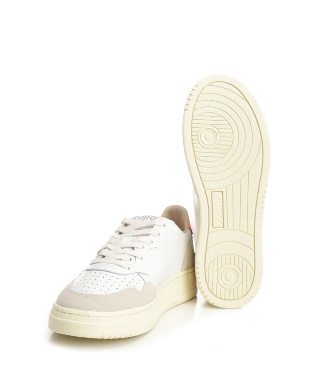 AUTRY Белые кожаные кроссовки, фото 5