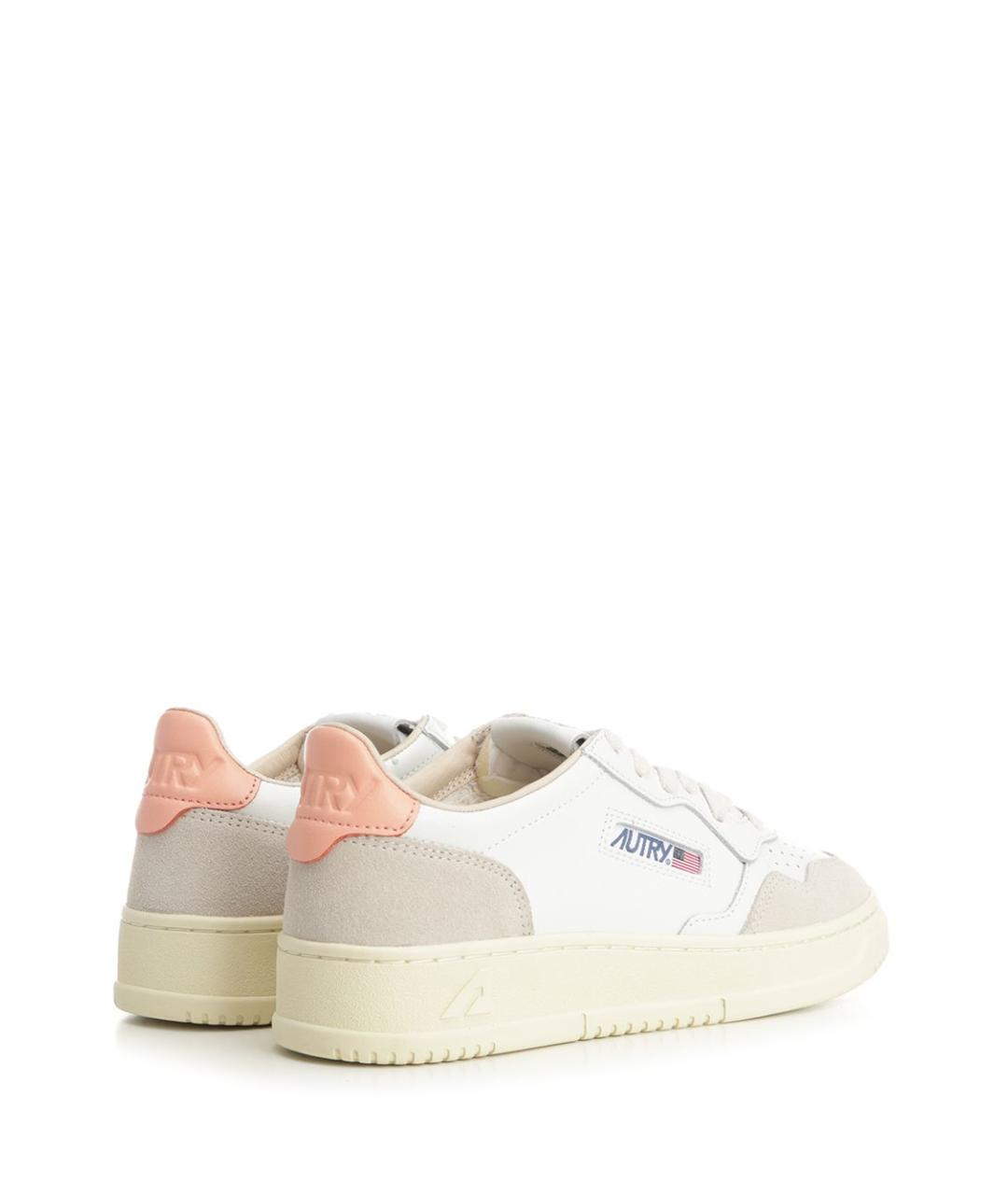 AUTRY Белые кожаные кроссовки, фото 3