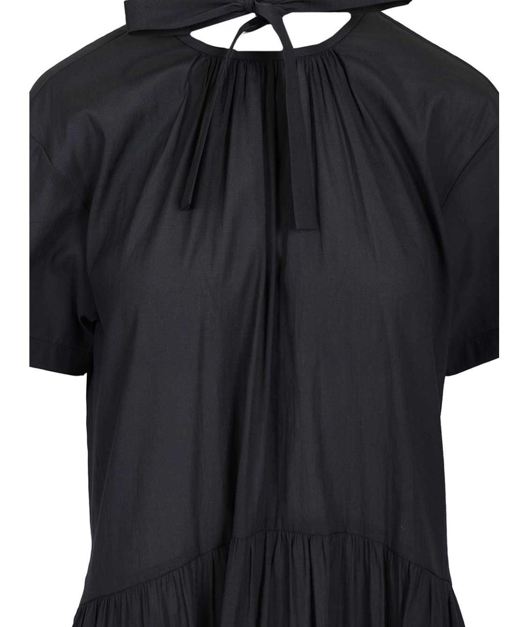 WEEKEND MAX MARA Черное ацетатное платье, фото 4