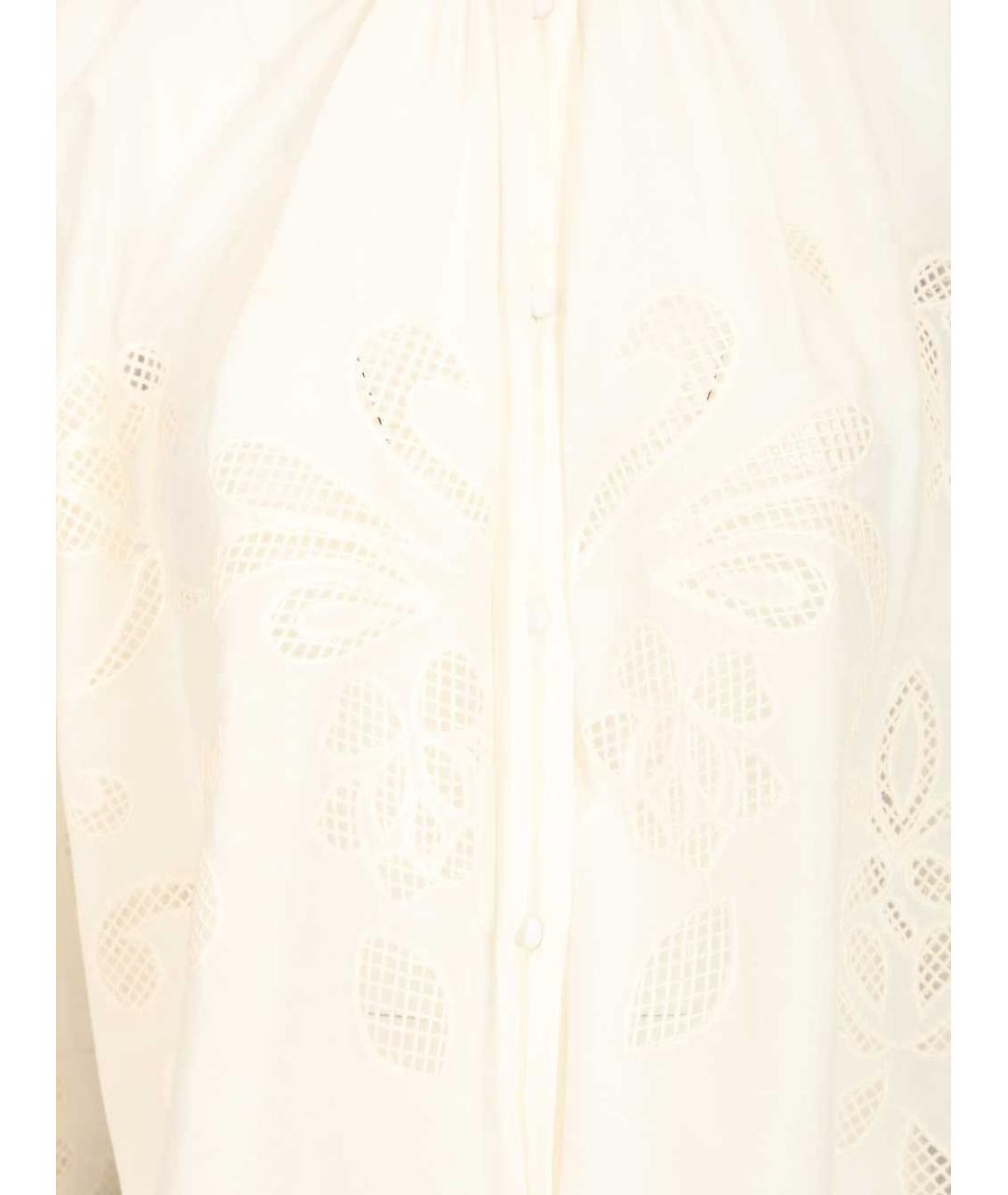 FORTE FORTE Белая хлопковая рубашка, фото 4