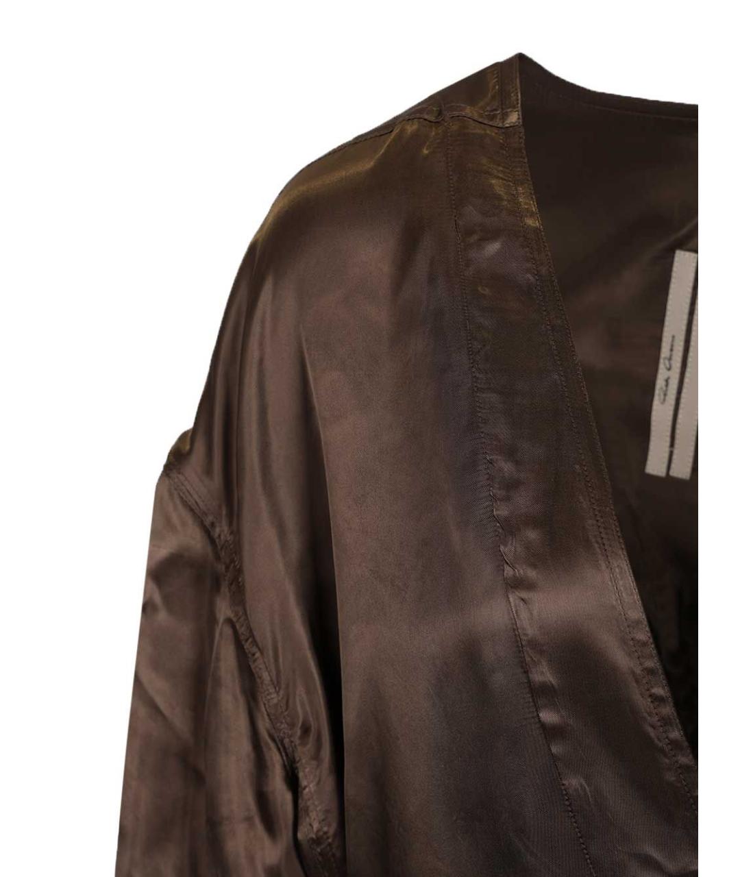 RICK OWENS Коричневый вискозный комбинезон, фото 6