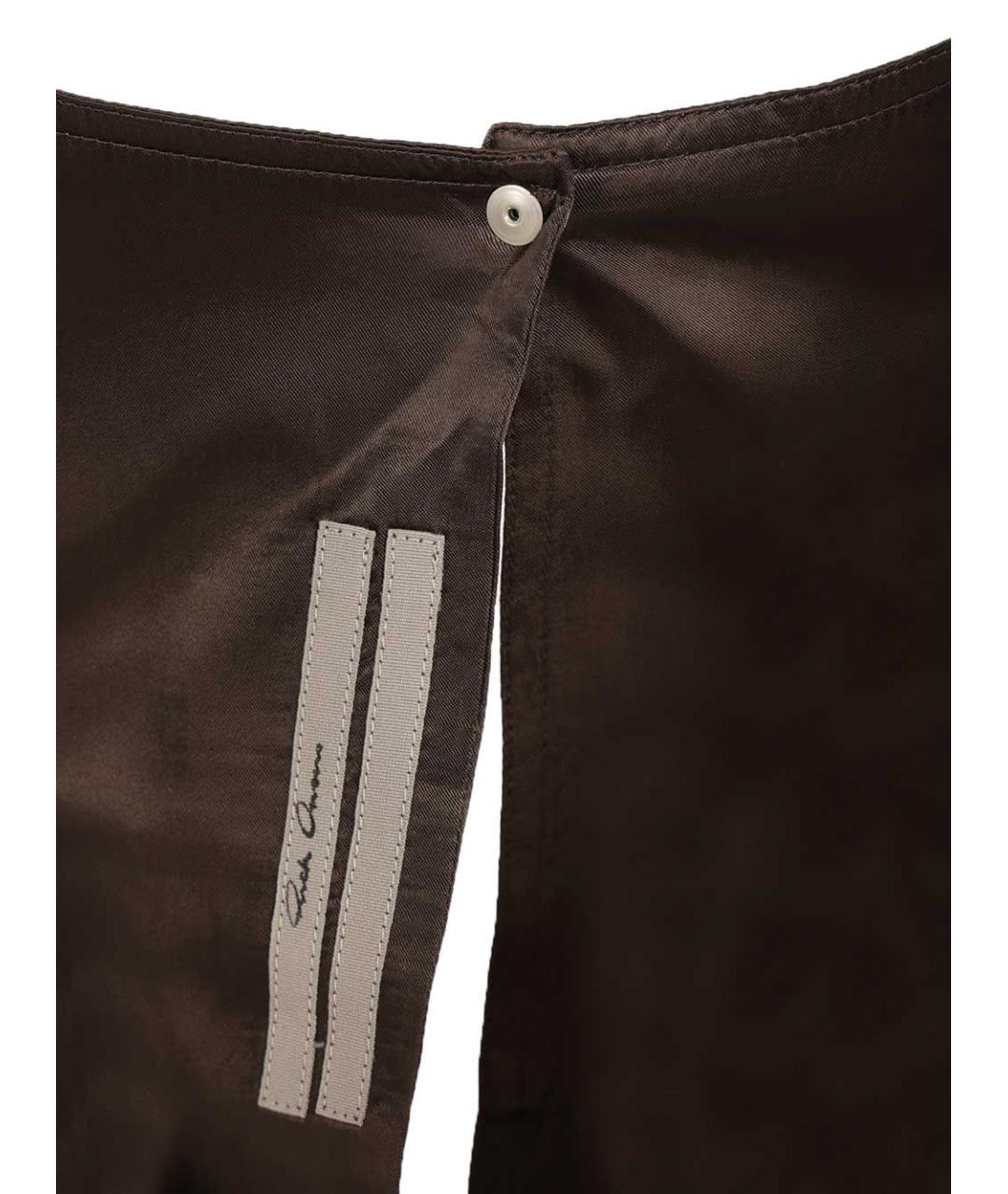 RICK OWENS Коричневый вискозный комбинезон, фото 5