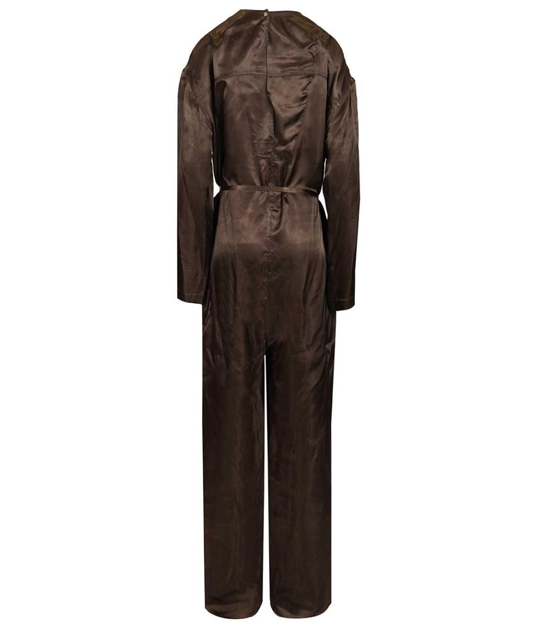 RICK OWENS Коричневый вискозный комбинезон, фото 2