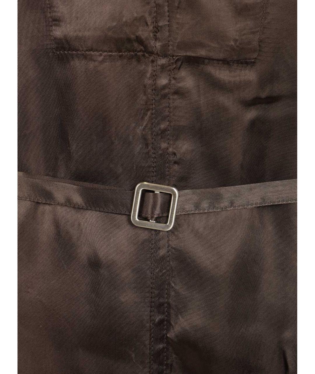 RICK OWENS Коричневый вискозный комбинезон, фото 4