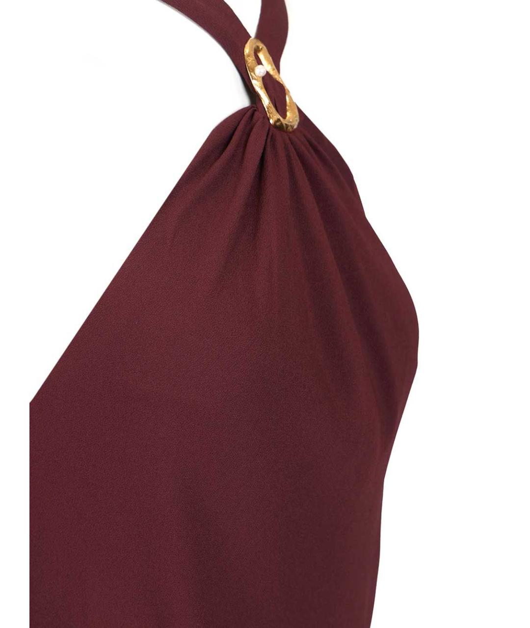 FORTE FORTE Бордовое вечернее платье, фото 5