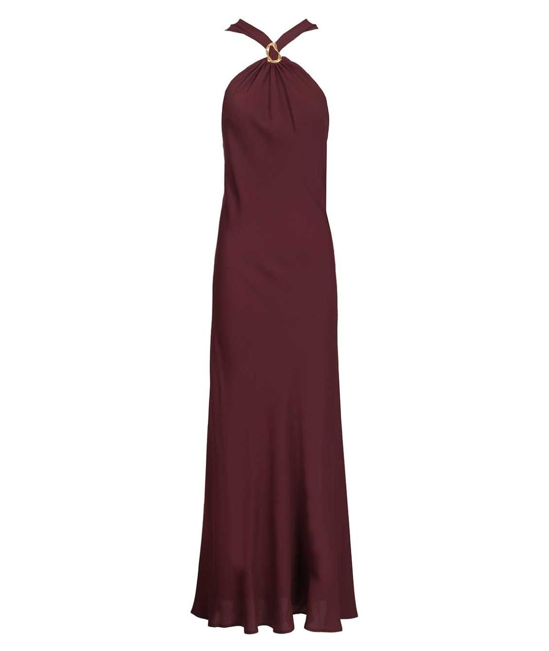 FORTE FORTE Бордовое вечернее платье, фото 1