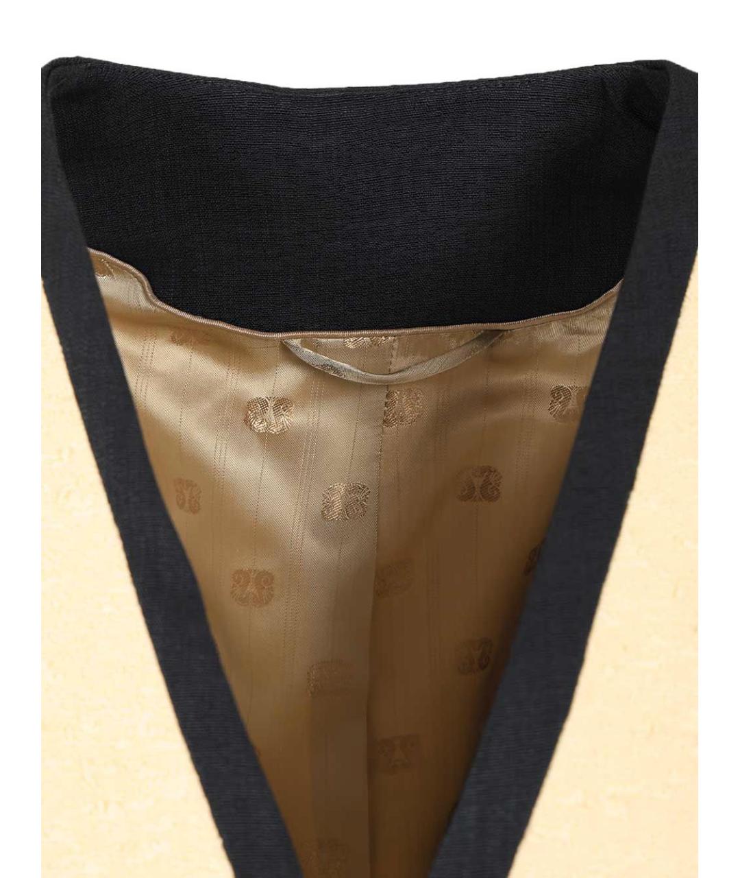 BLAZE MILANO Бежевый хлопковый жакет/пиджак, фото 5