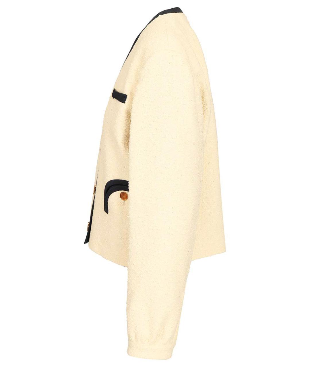 BLAZE MILANO Бежевый хлопковый жакет/пиджак, фото 3