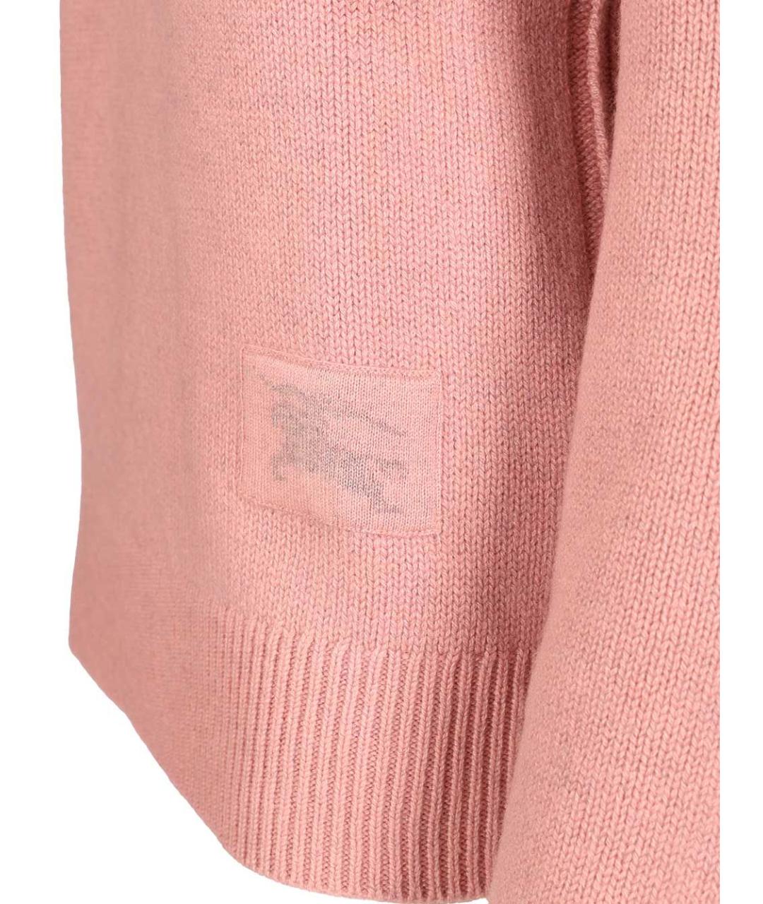 BURBERRY Коралловый кашемировый джемпер / свитер, фото 4