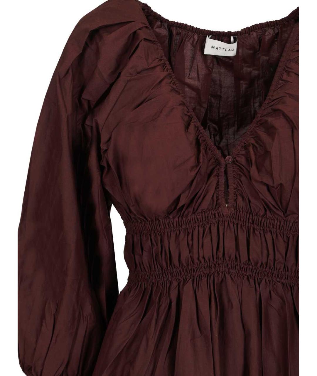 MATTEAU Бордовое платье, фото 4
