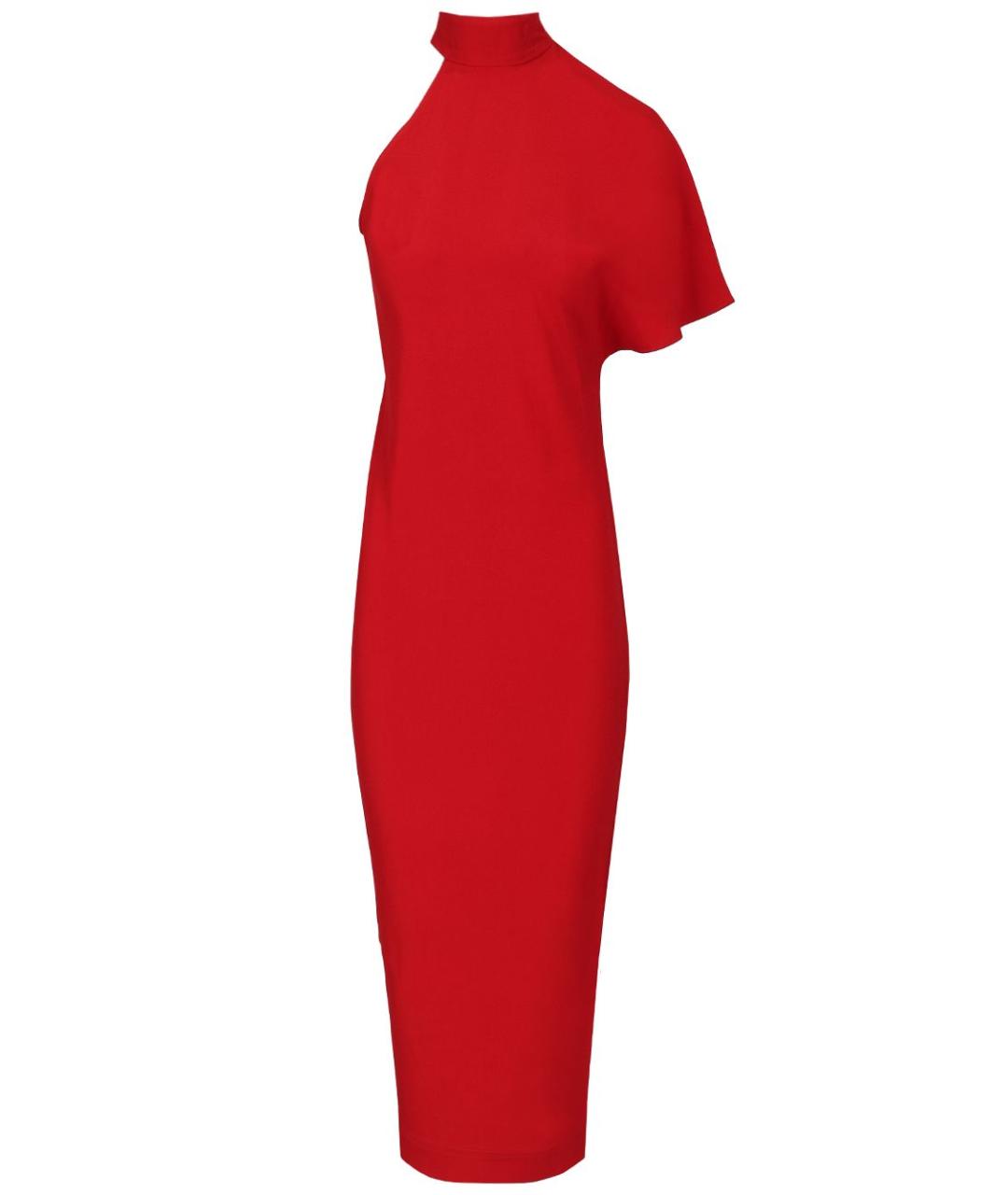 TALLER MARMO Красное ацетатное вечернее платье, фото 1