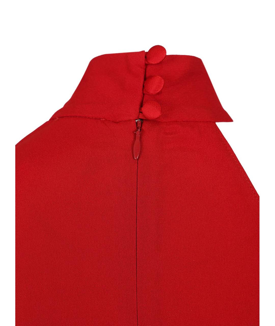 TALLER MARMO Красное ацетатное вечернее платье, фото 7