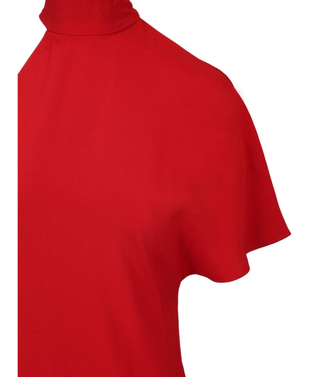 TALLER MARMO Красное ацетатное вечернее платье, фото 5