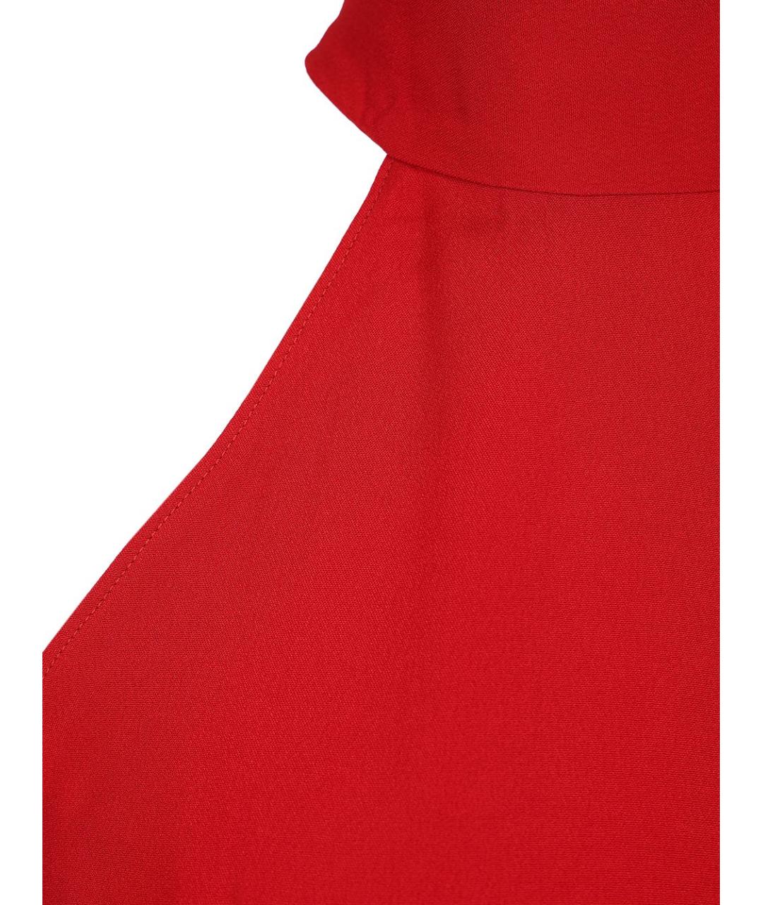 TALLER MARMO Красное ацетатное вечернее платье, фото 6