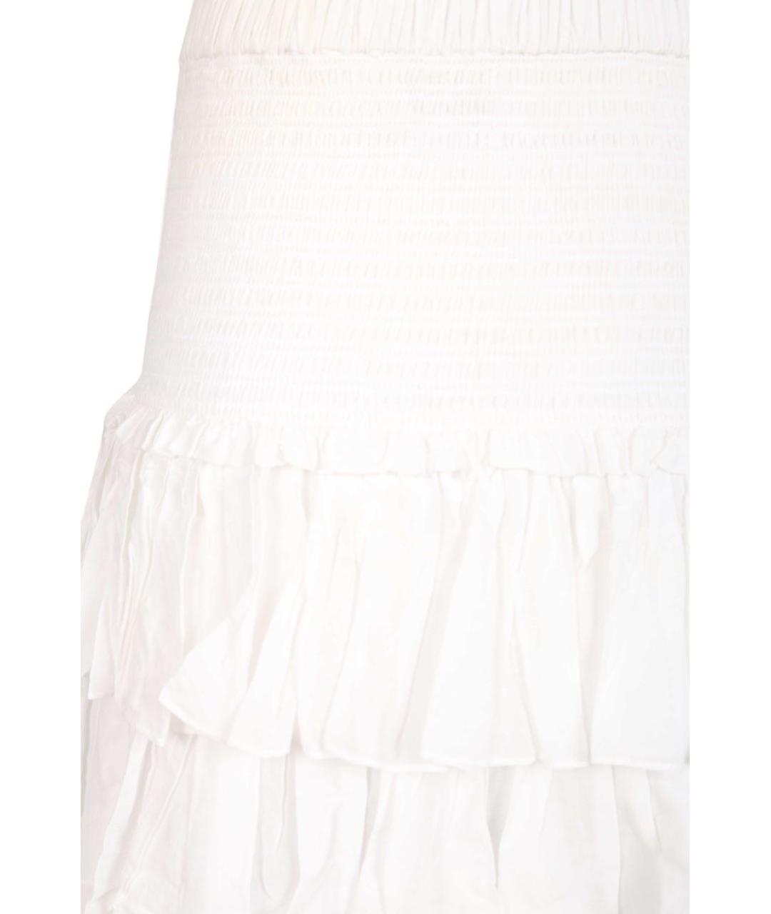 ISABEL MARANT ETOILE Белая хлопковая юбка миди, фото 4