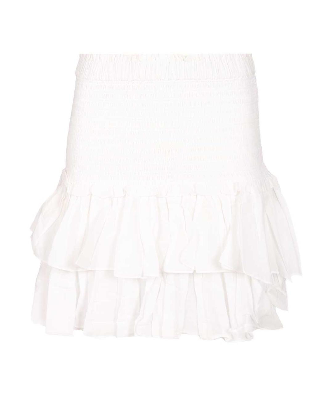ISABEL MARANT ETOILE Белая хлопковая юбка миди, фото 1