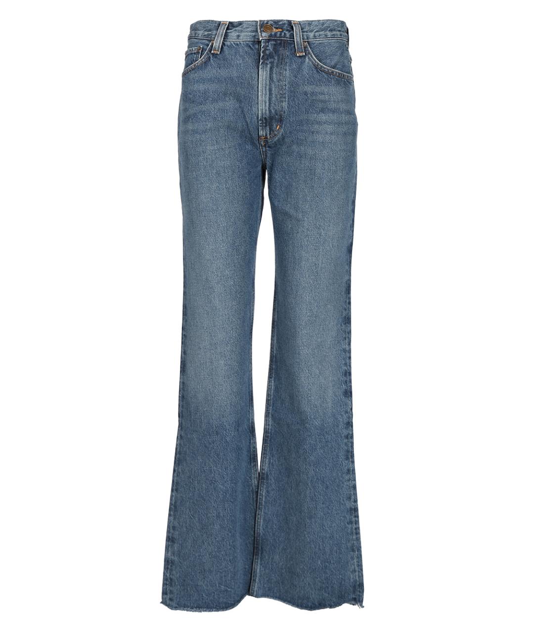 AGOLDE Синие хлопковые джинсы клеш, фото 1