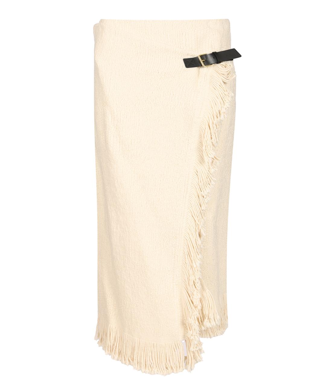 ISABEL MARANT Бежевая хлопковая юбка миди, фото 1