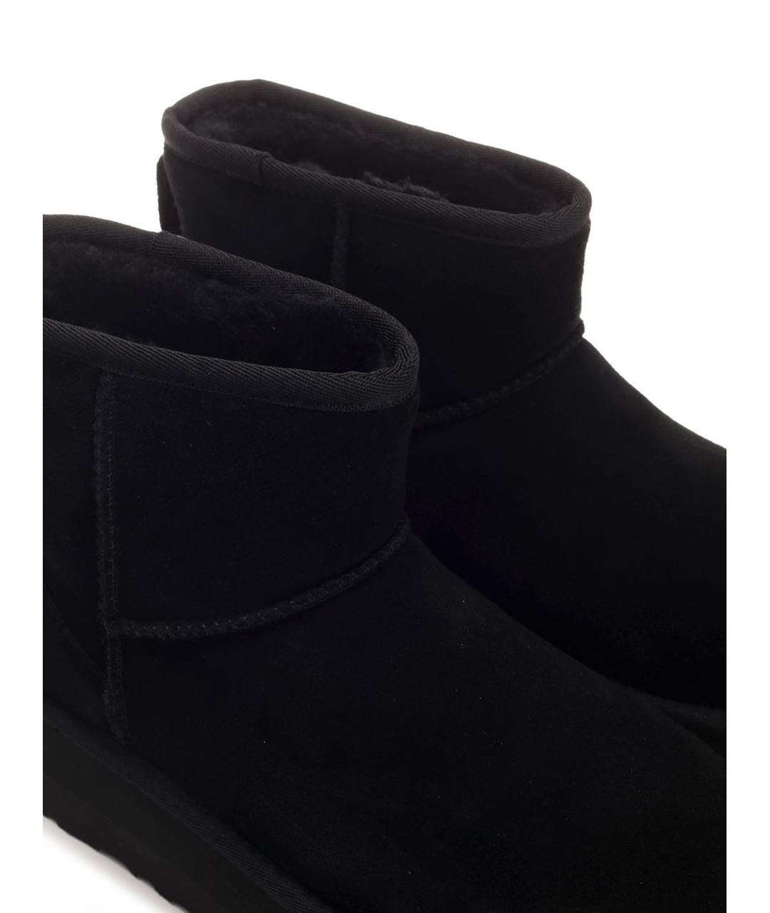 UGG AUSTRALIA Черные замшевые ботинки, фото 5