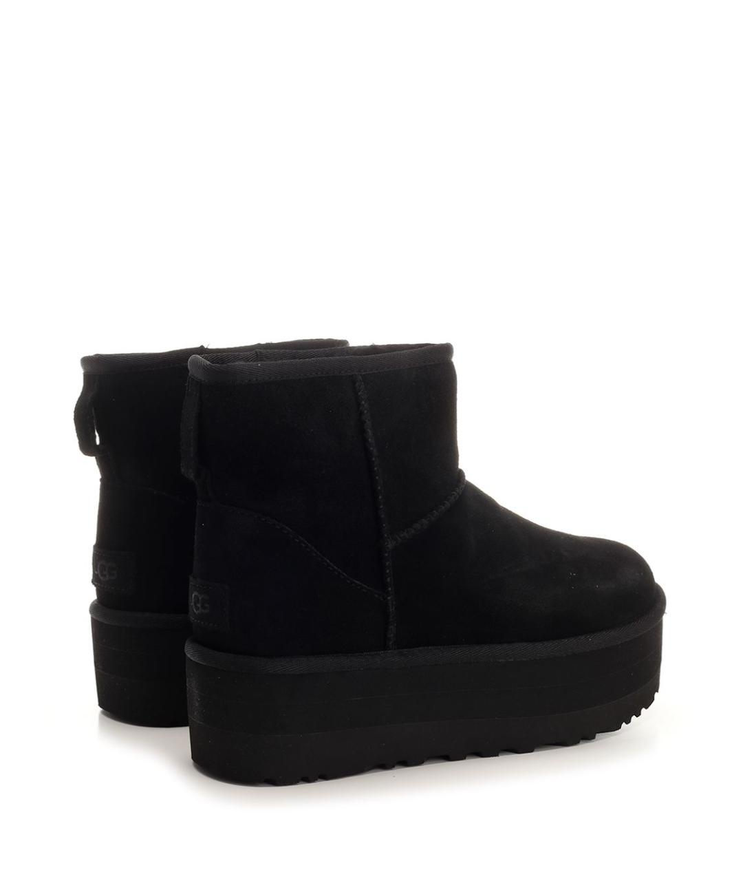 UGG AUSTRALIA Черные замшевые ботинки, фото 3