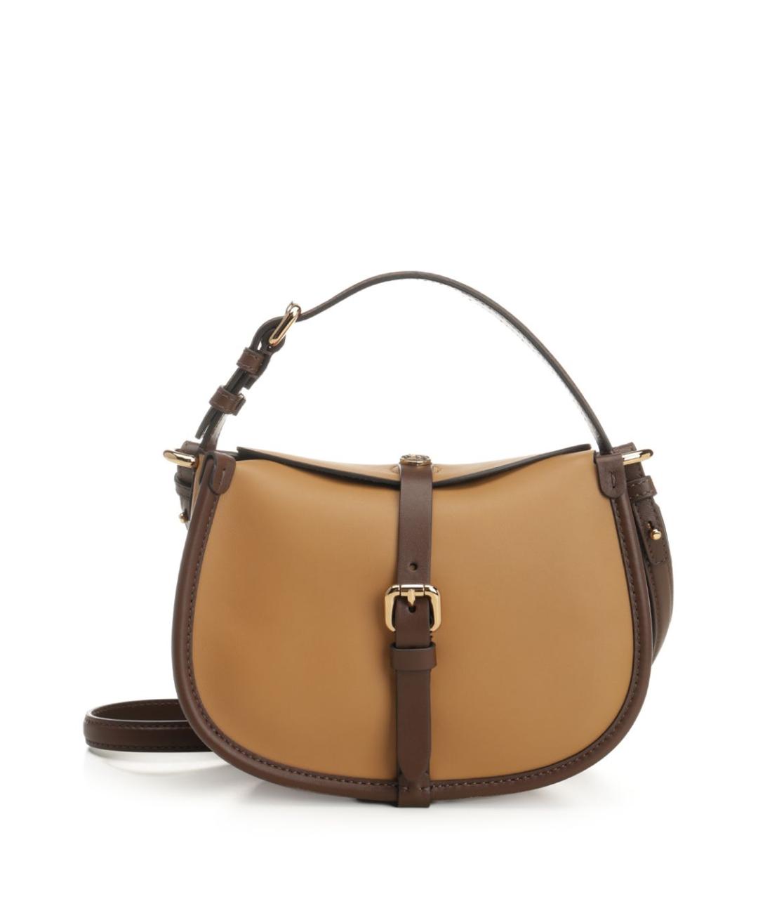 ETRO Бежевая кожаная сумка через плечо, фото 1