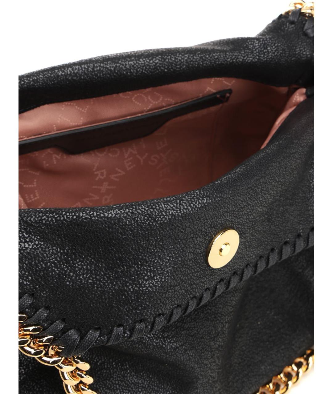 STELLA MCCARTNEY Черная сумка тоут из искусственной кожи, фото 4