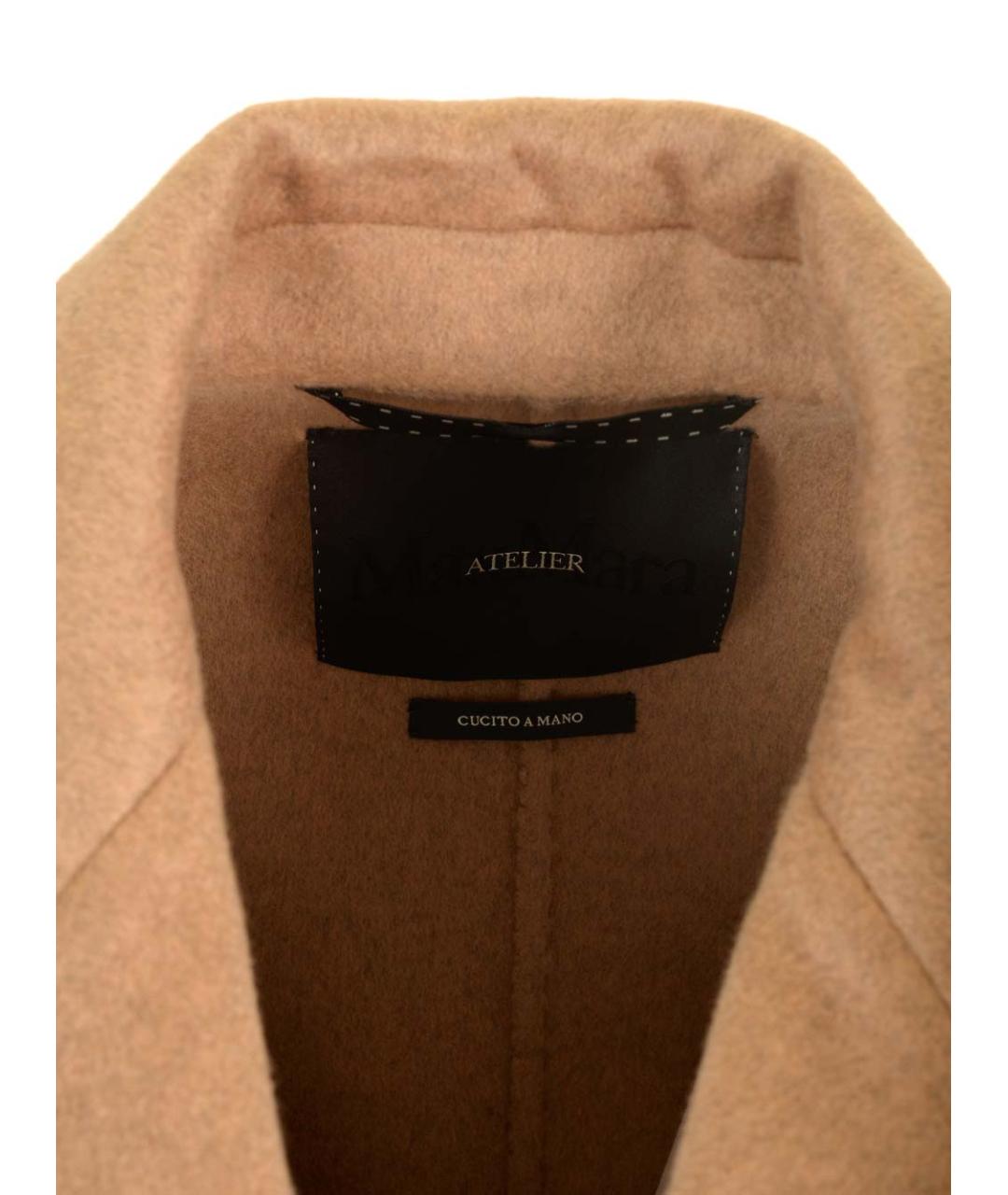 MAX MARA Бежевое кашемировое пальто, фото 5