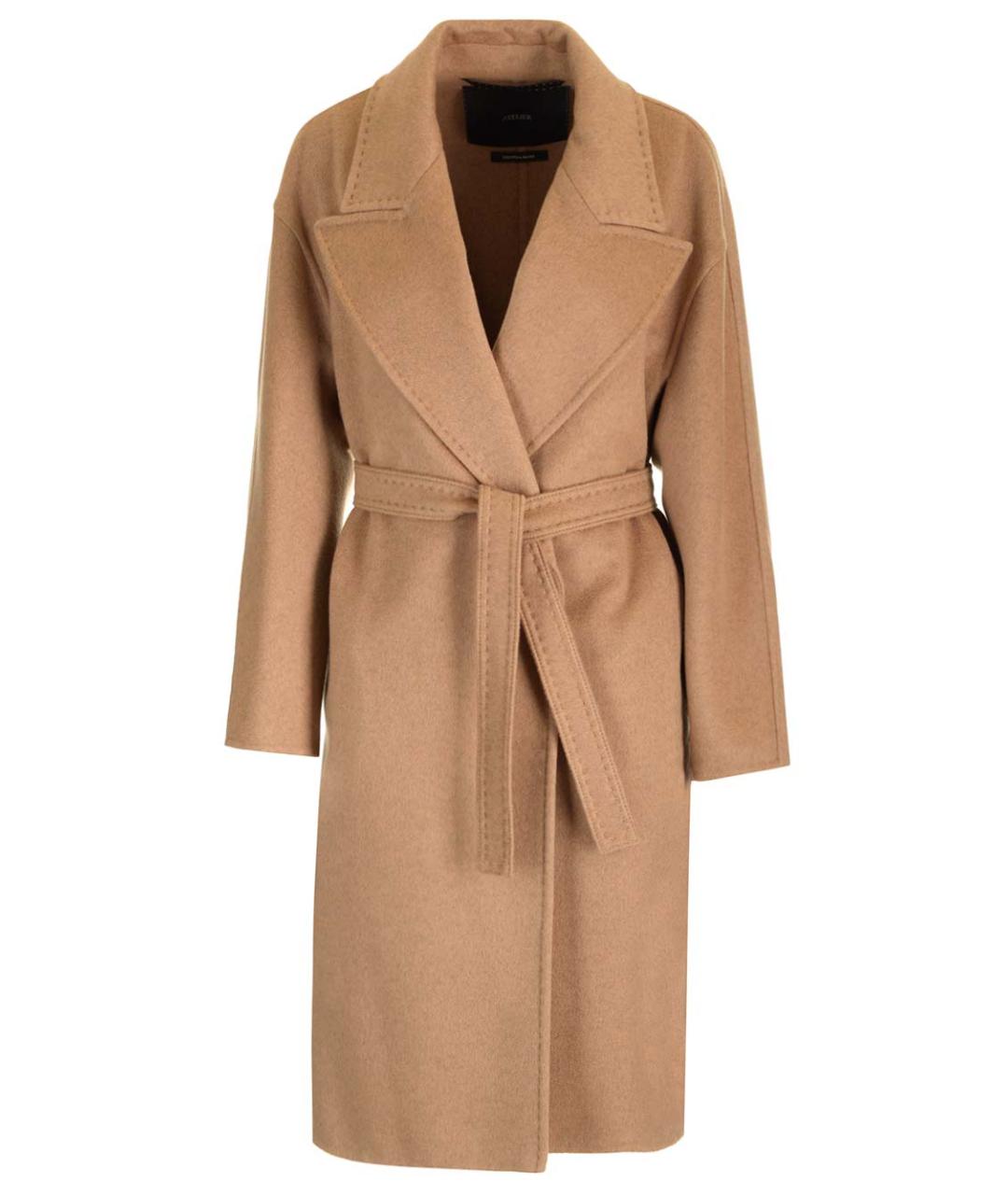 MAX MARA Бежевое кашемировое пальто, фото 1