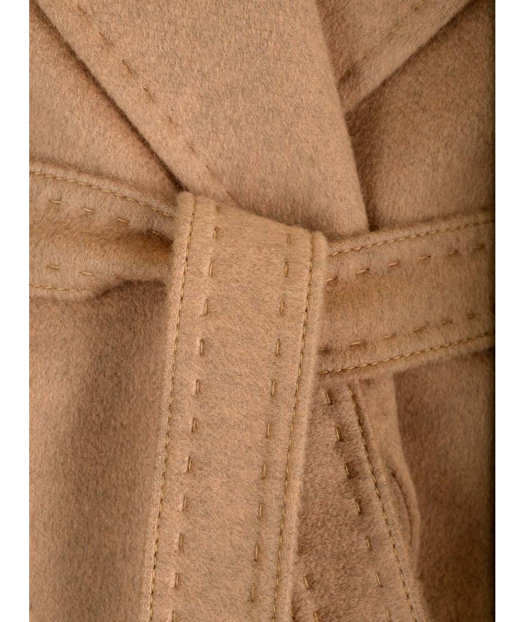 MAX MARA Бежевое кашемировое пальто, фото 4