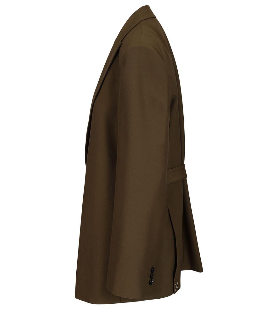 LOEWE Зеленый шерстяной жакет/пиджак, фото 4