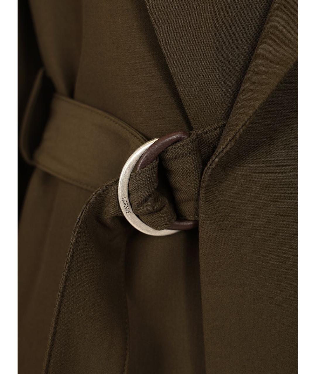 LOEWE Зеленый шерстяной жакет/пиджак, фото 5