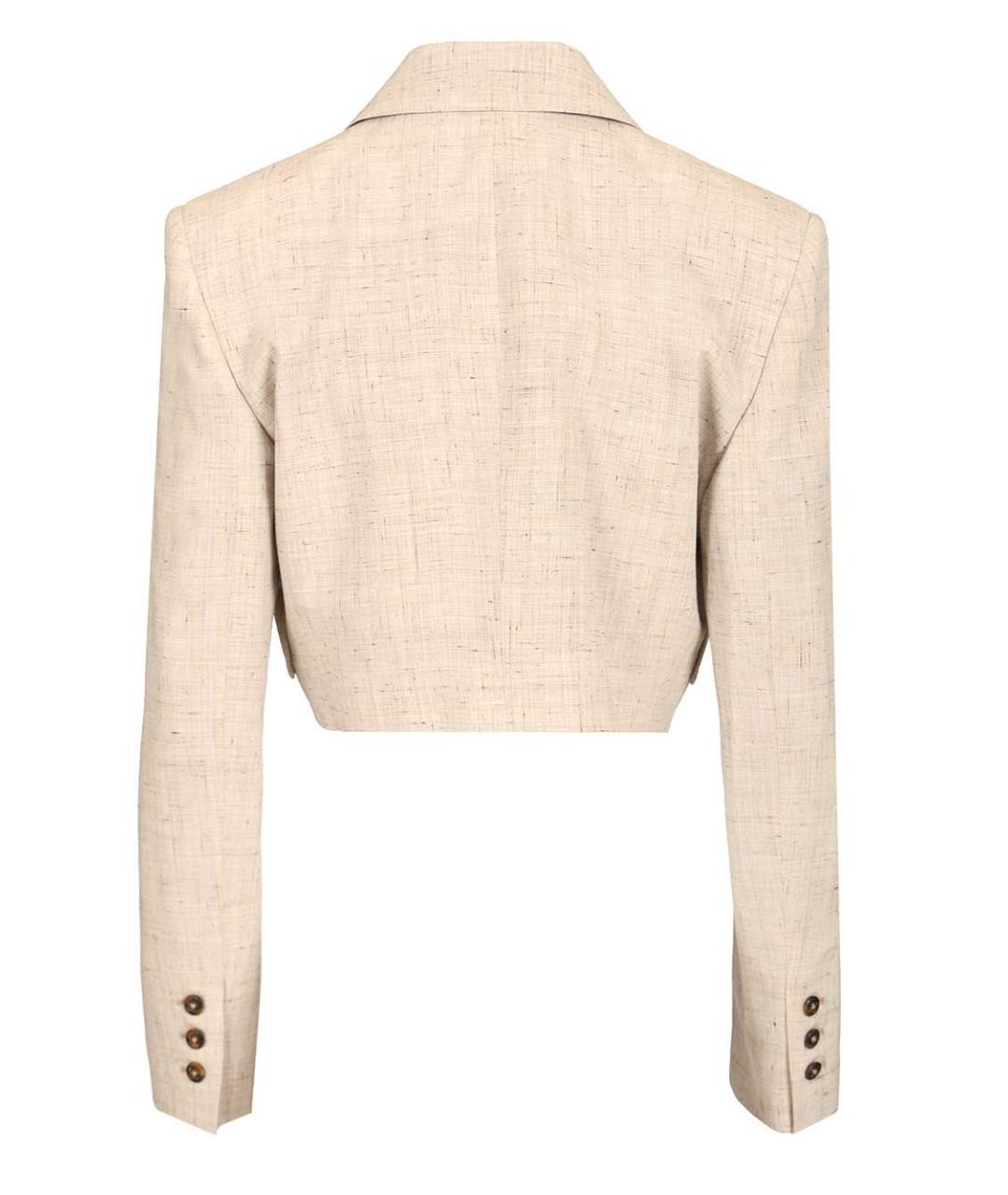 VIVIENNE WESTWOOD Бежевый вискозный жакет/пиджак, фото 2
