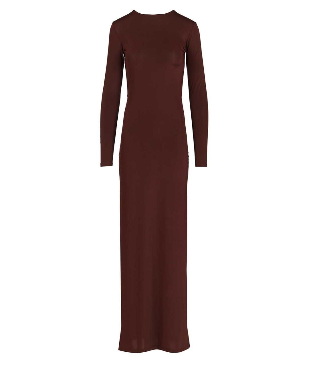 RAQUEL DINIZ Коричневое вечернее платье, фото 1