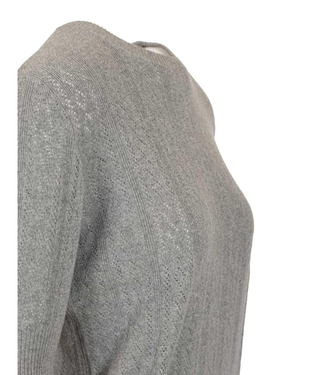 LISA YANG Серый хлопковый джемпер / свитер, фото 3
