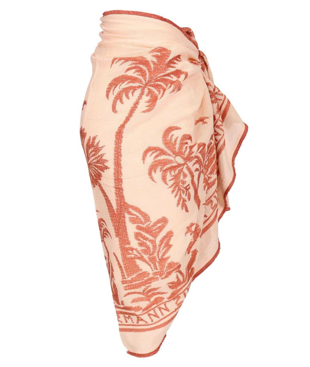 ZIMMERMANN Мульти хлопковая юбка миди, фото 3