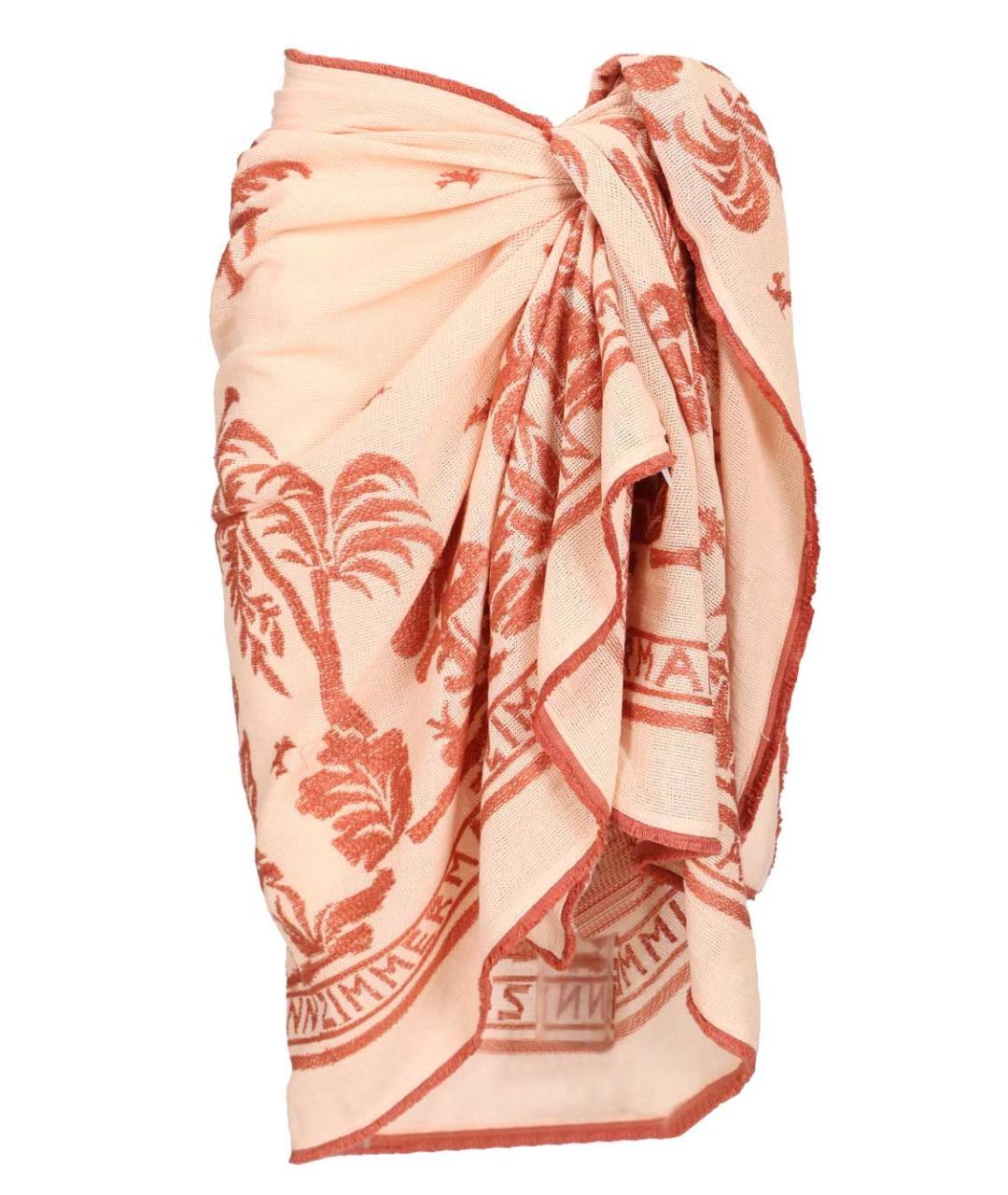 ZIMMERMANN Мульти хлопковая юбка миди, фото 1