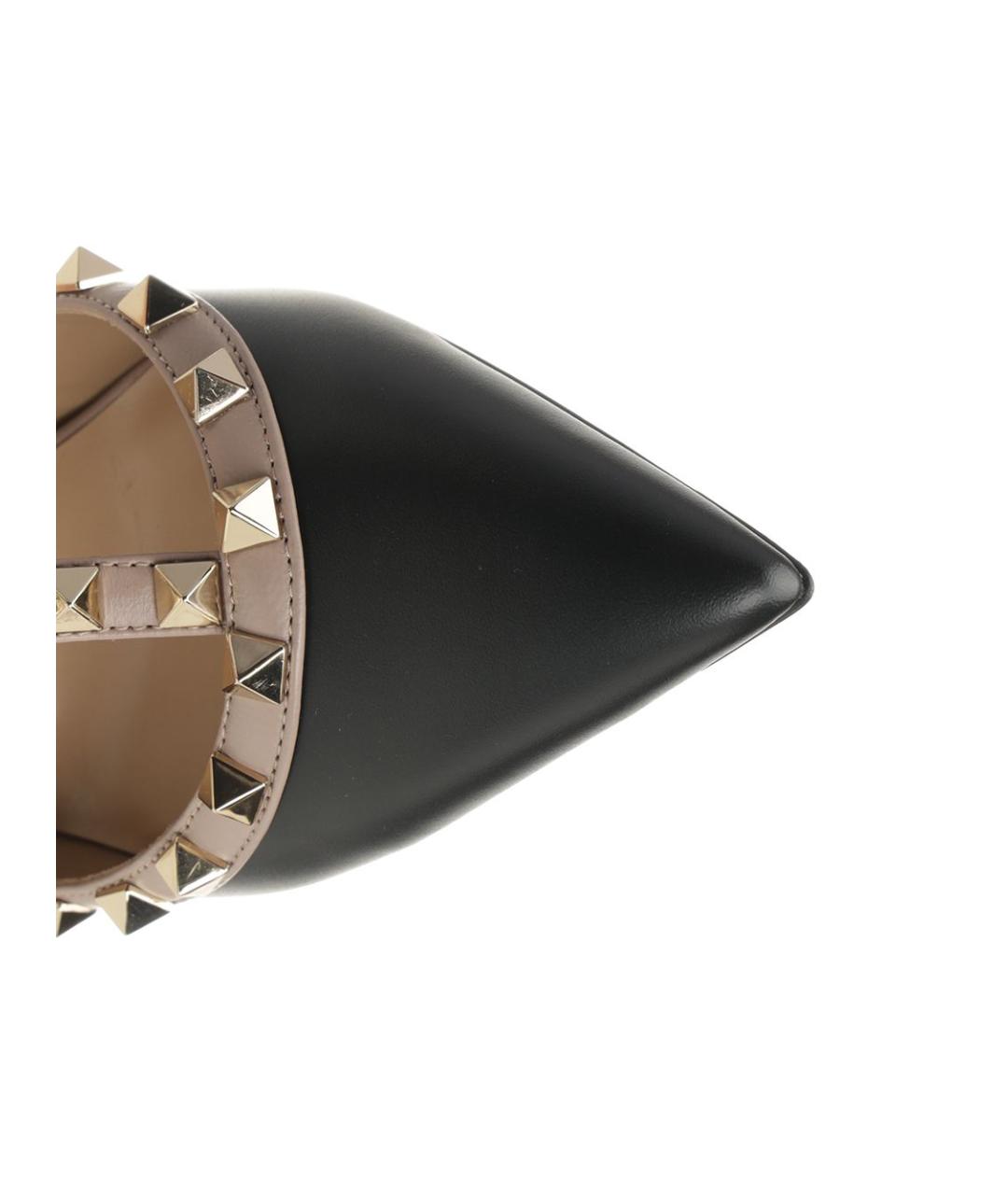 VALENTINO Черные кожаные туфли, фото 4