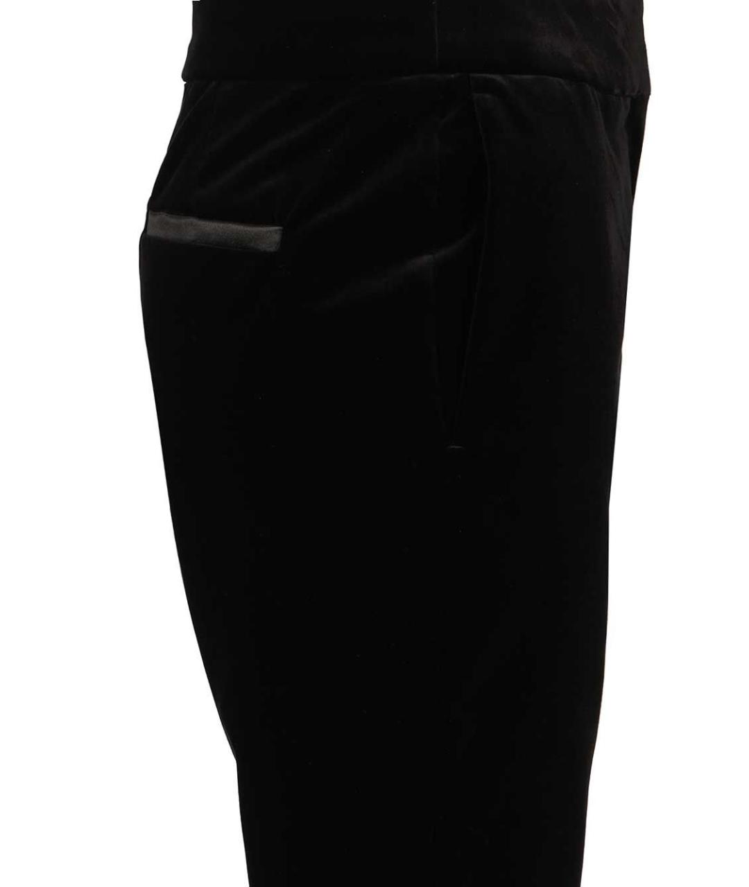 GOLDEN GOOSE DELUXE BRAND Черные прямые брюки, фото 4