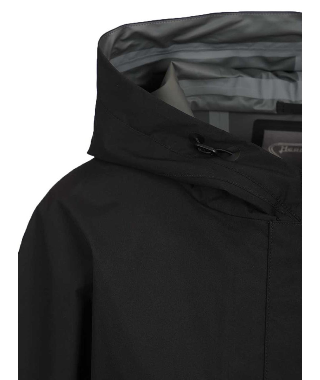 HERNO Черная полиэстеровая куртка, фото 4