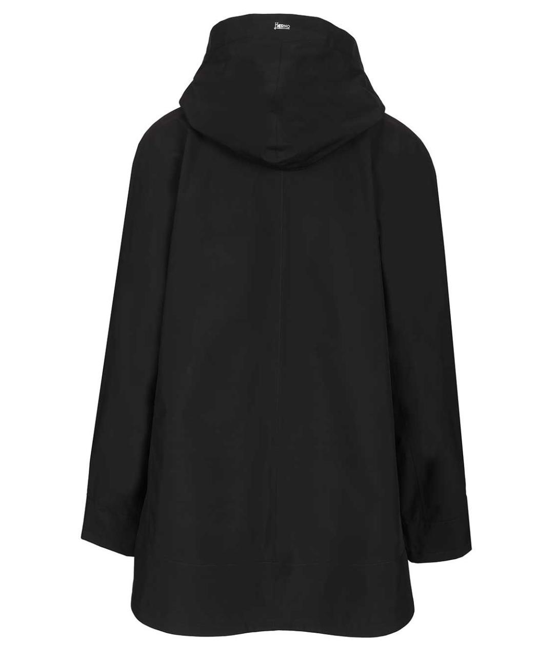 HERNO Черная полиэстеровая куртка, фото 2