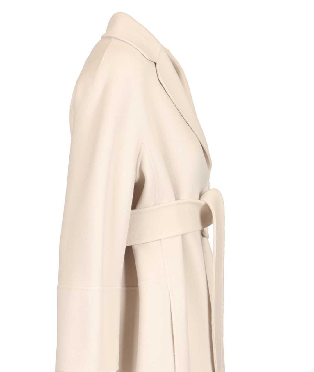 'S MAX MARA Белое шерстяное пальто, фото 3