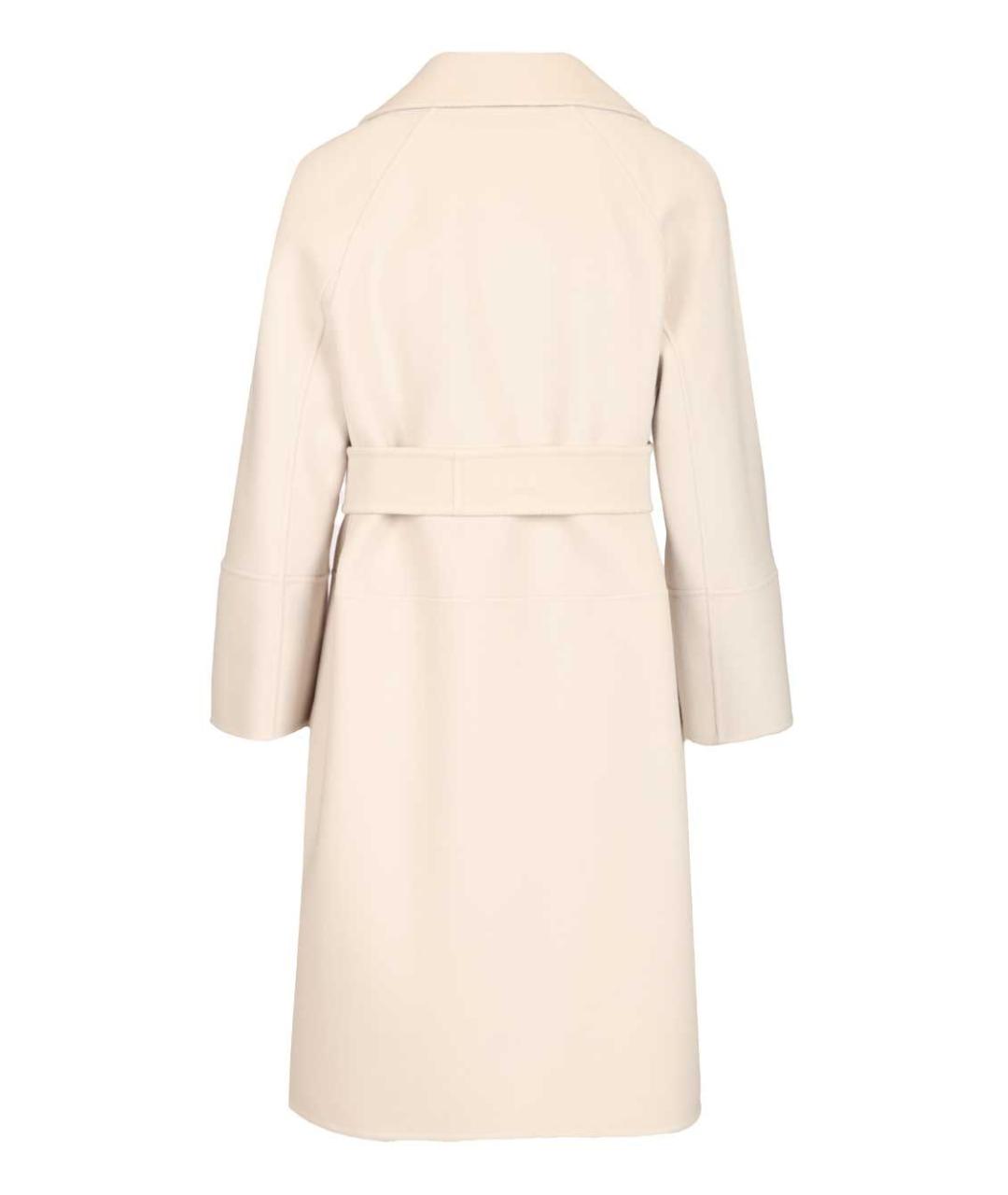 'S MAX MARA Белое шерстяное пальто, фото 2