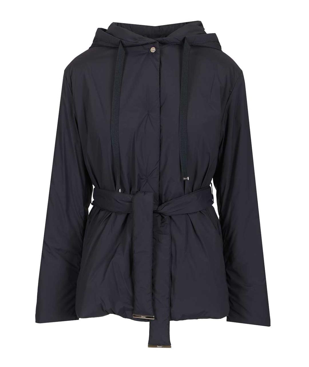 HERNO Темно-синяя полиамидовая куртка, фото 1