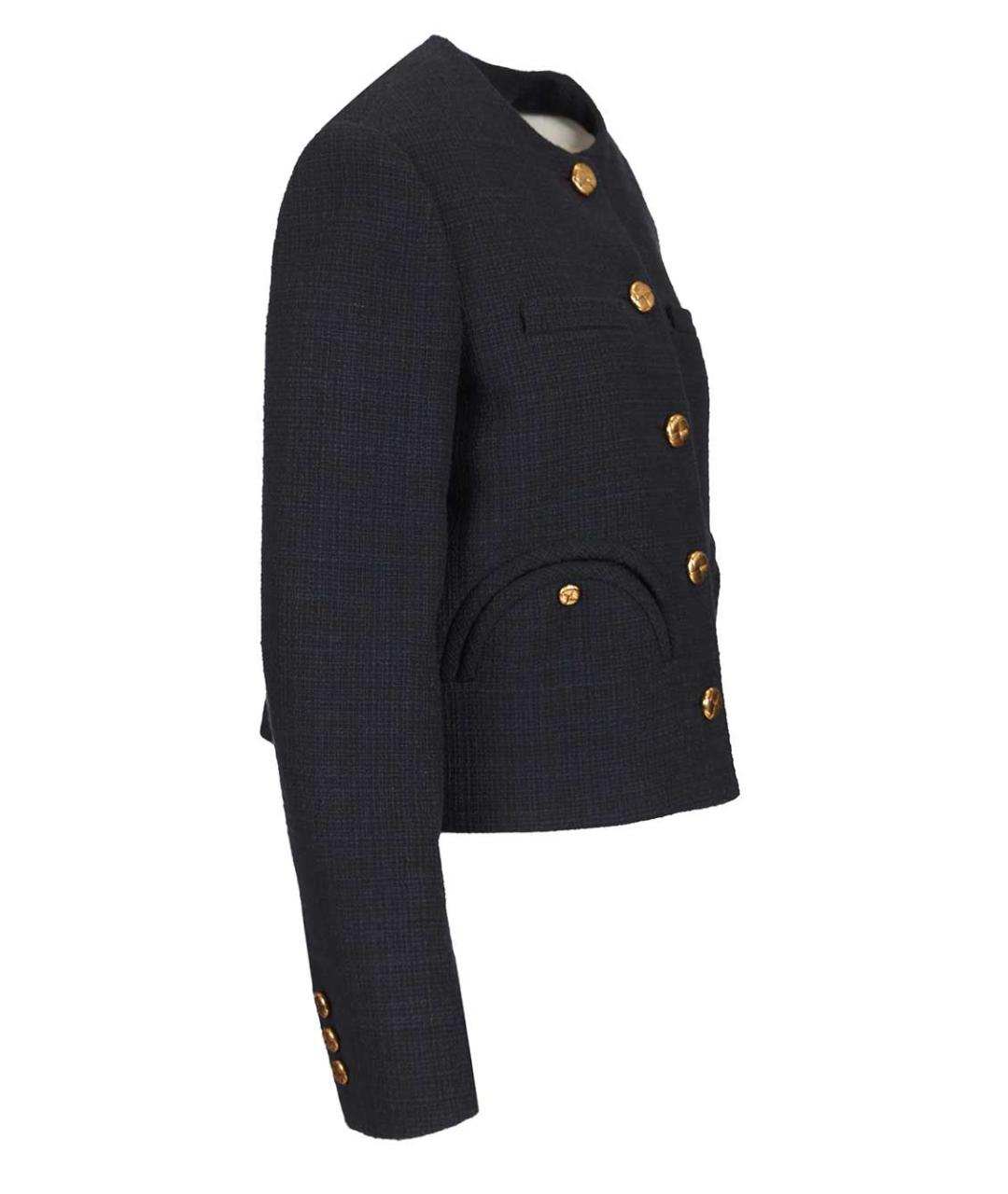 BLAZE MILANO Черный хлопковый жакет/пиджак, фото 3