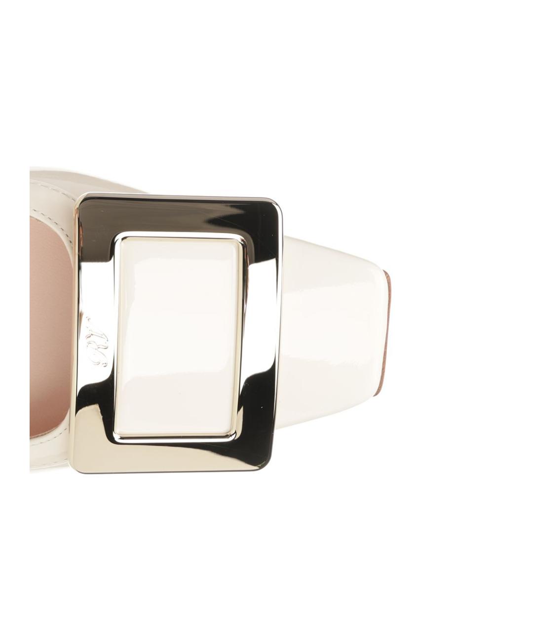 ROGER VIVIER Бежевые туфли из лакированной кожи, фото 4