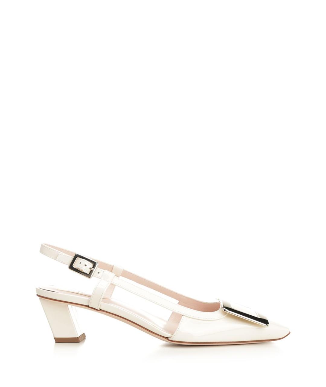 ROGER VIVIER Бежевые туфли из лакированной кожи, фото 1